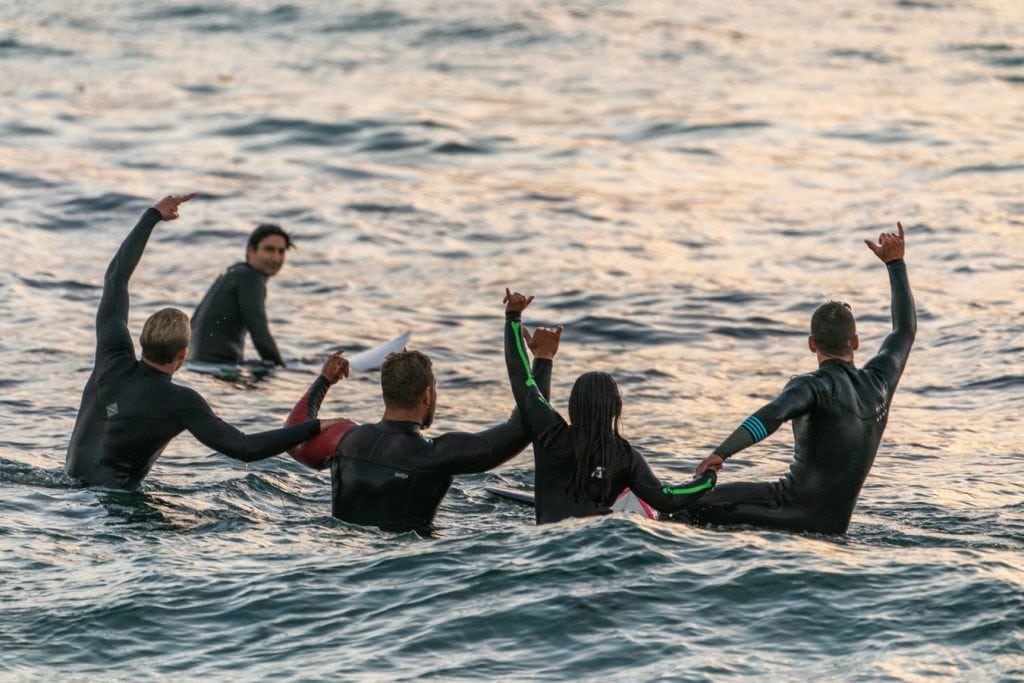 Surfers have fun together in a group outing, one of several experiences that can be booked on short notice from Headout, an agency for experiences, which has raised $10 million in a Series A round.