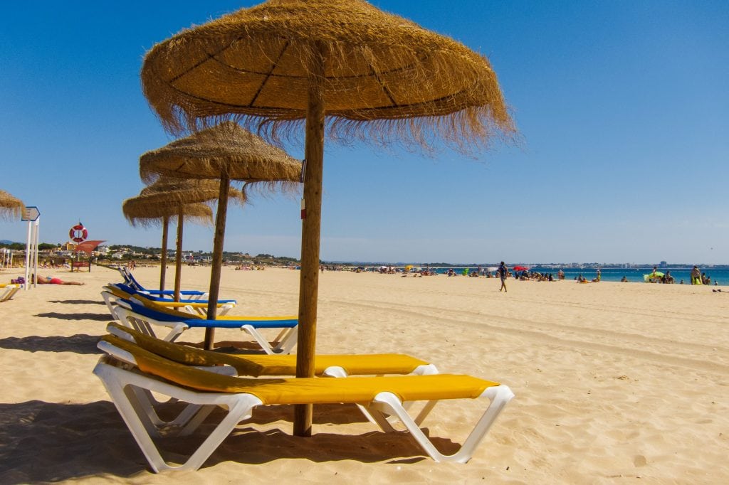 A beach in Portugal. Consumers will benefit from new laws regulating packaged vacations.