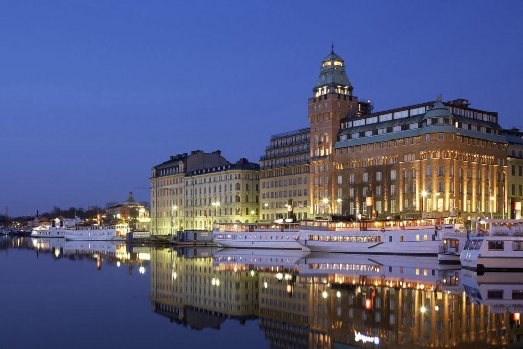 The Radisson Blu Strand Hotel in Stockholm, Sweden.  