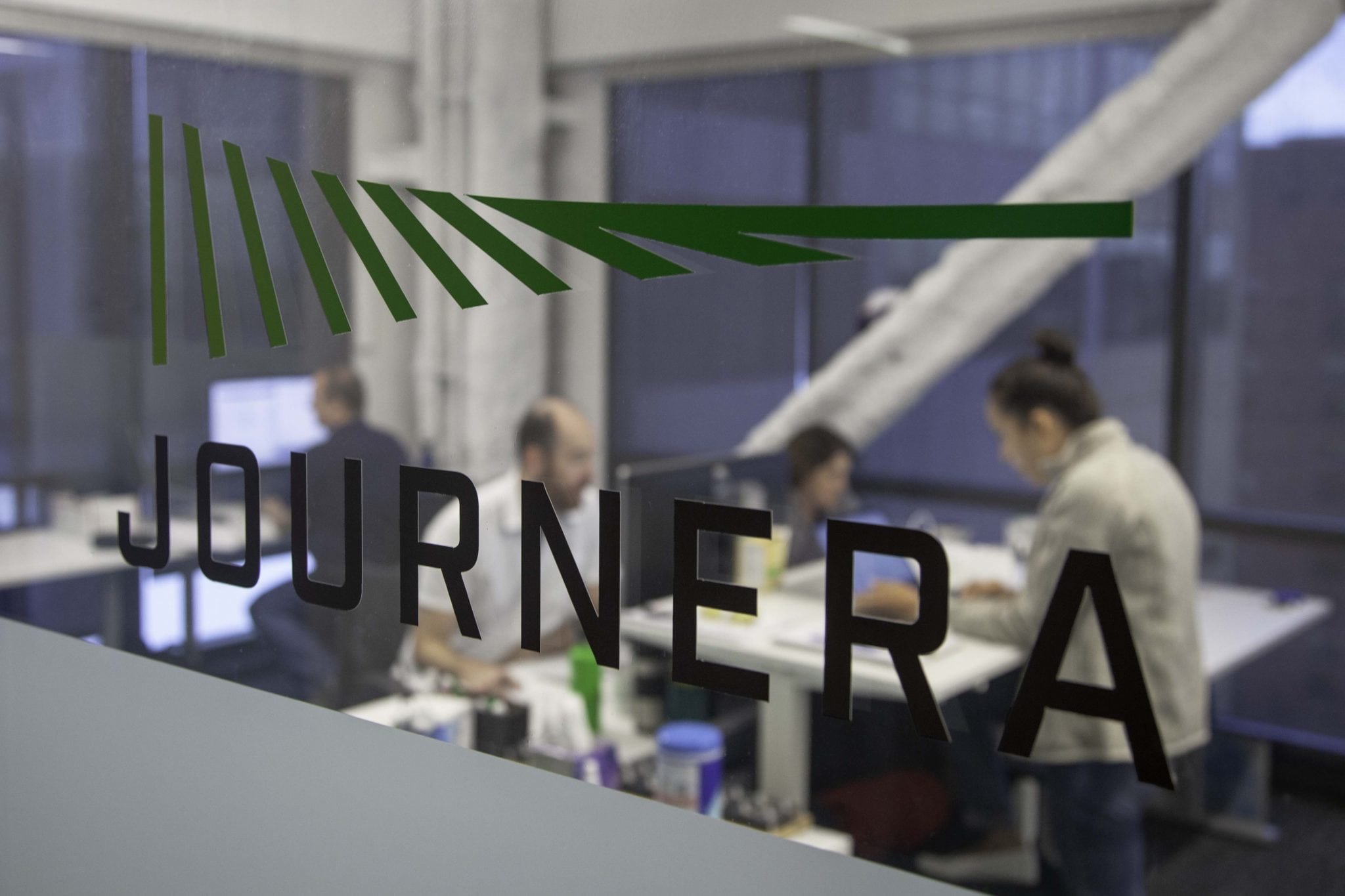 A view of the Chicago office of travel technology startup Journera, which has raised $9 million on the promise that it can connect data scattered across databases and give airlines, hotel chains, and other travel suppliers a full picture of a traveler's journey.