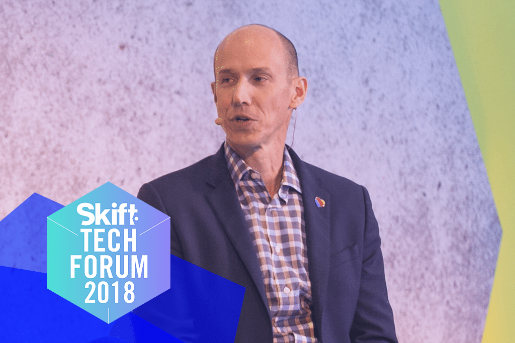 Southwest Airlines Chief Revenue Officer Andrew Watterson spoke at Skift Tech Forum in June.