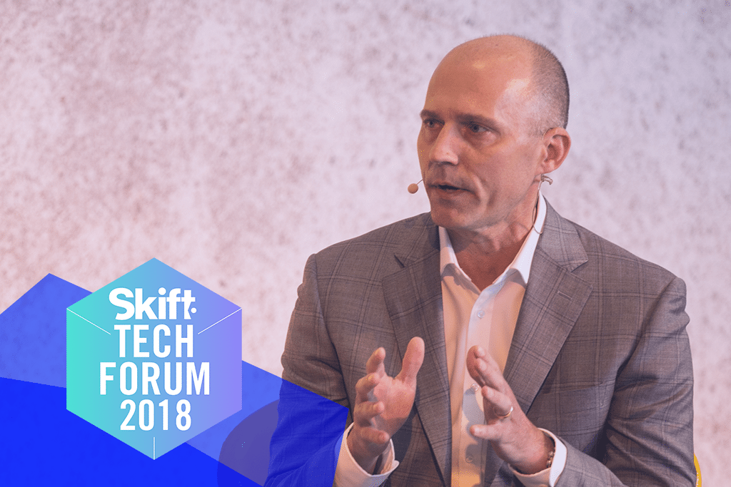 Sabre President and CEO Sean Menke spoke at Skift Tech Forum in June.