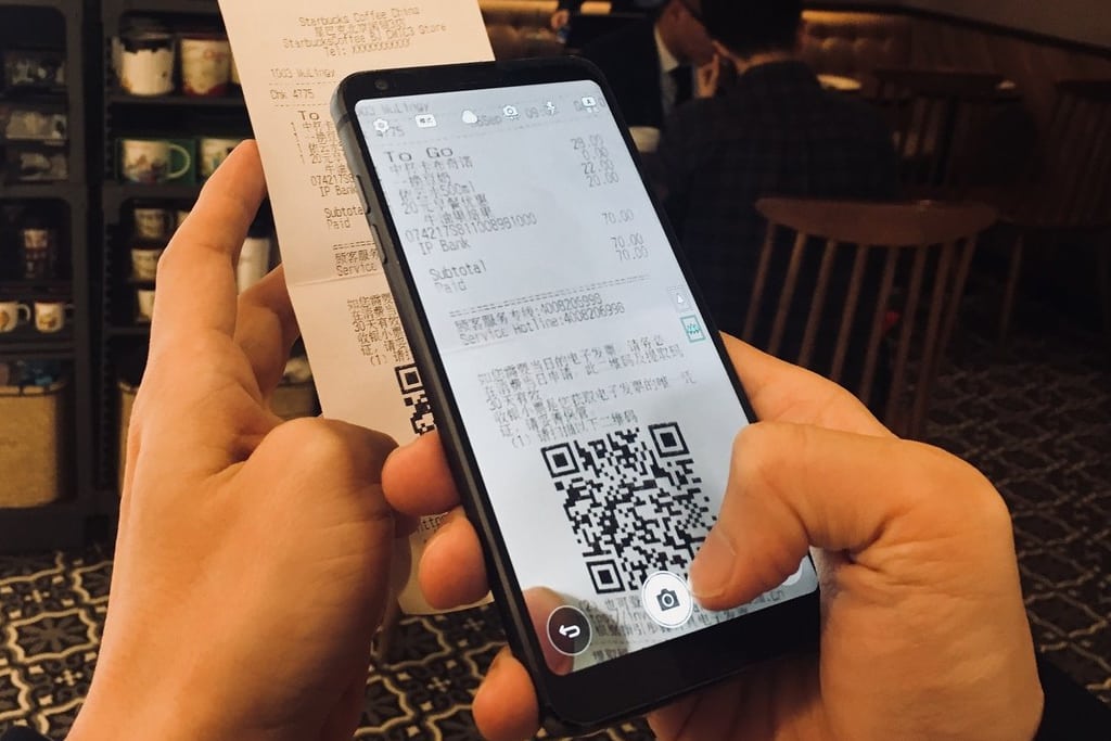 An image of a customer at a Beijing Starbucks cafe using a tool introduced this year from Concur, a provider of travel, expense and invoice management solutions, to generate an electronic fapiao (a Chinese tax receipt) solution that syncs seamlessly into China’s WeChat messaging platform. Chinese online travel innovation is growing at a fast pace.