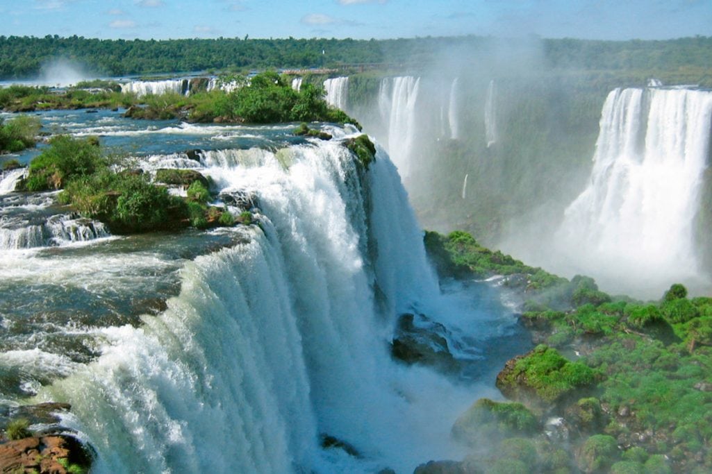 The waterfalls of Iguazú on the border of Argentina and Brazil are a popular destination spot. Argentina and Brazil have lousy economies, but as critical markets for online travel agency Despegar, they are headwinds for growth.