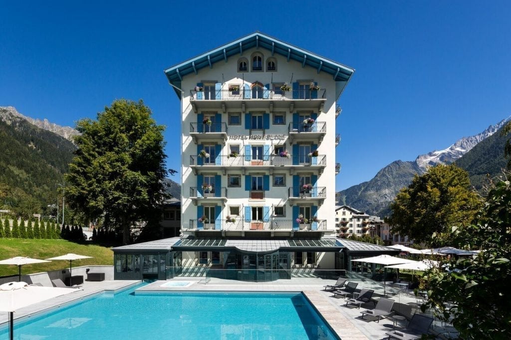 The Hotel Mont Blanc in the French Alps is seeing a surge in international tourists in the summer.