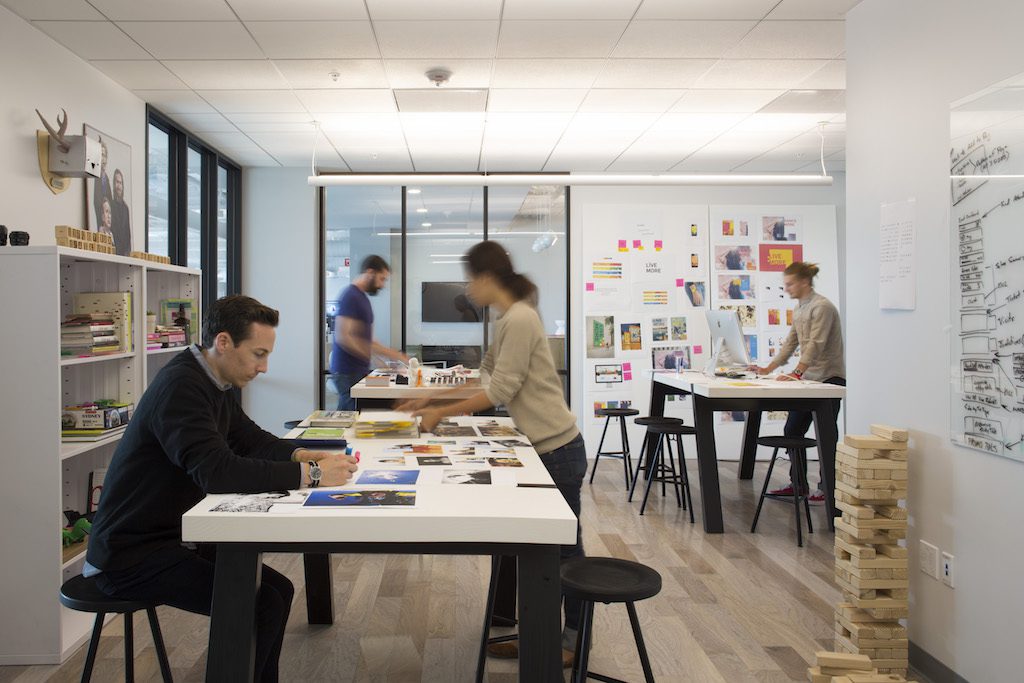 A promotional photo of the Eventbrite offices.