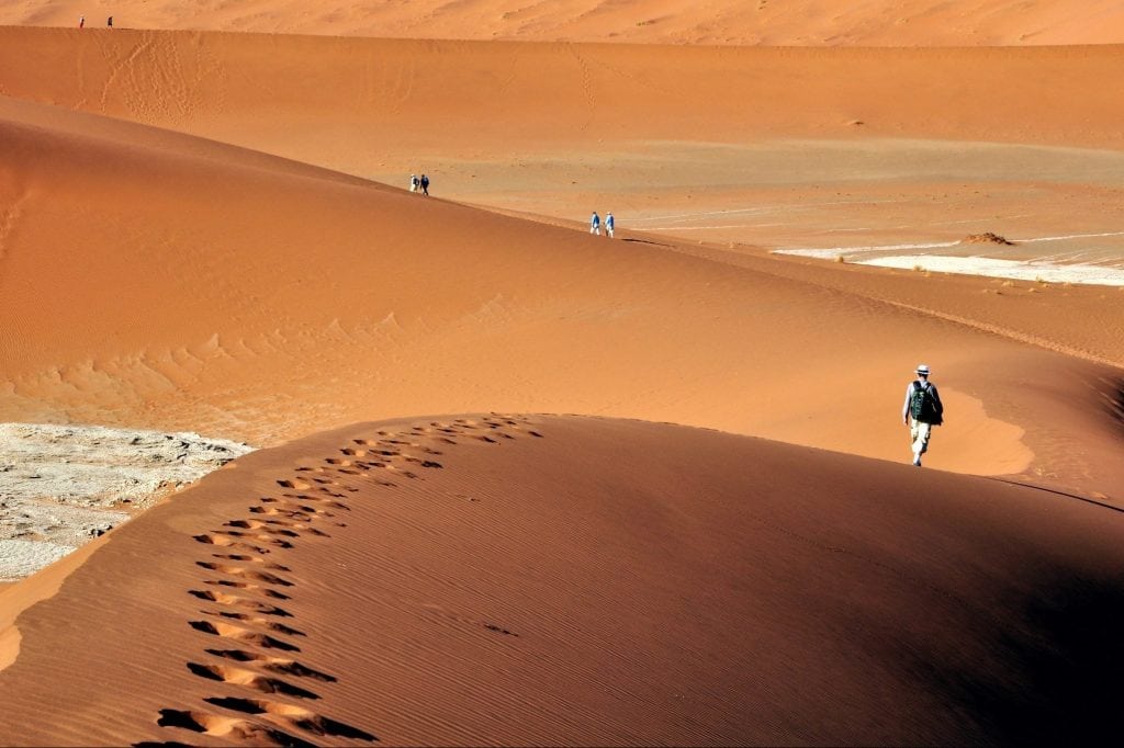 Sossusvlei in Namibia. Cox and Kings offers vacations to Namibia.