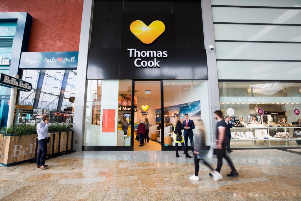 A Thomas Cook store in Glasgow, Scotland. The company wants to deepen its partnership with Expedia.