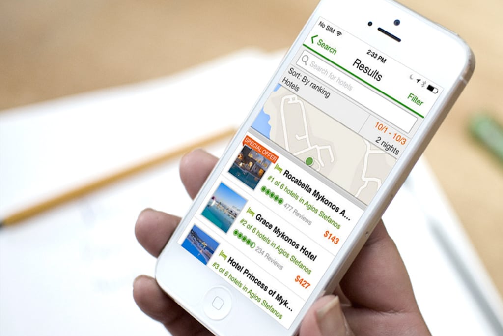 TripAdvisor mobile reviews