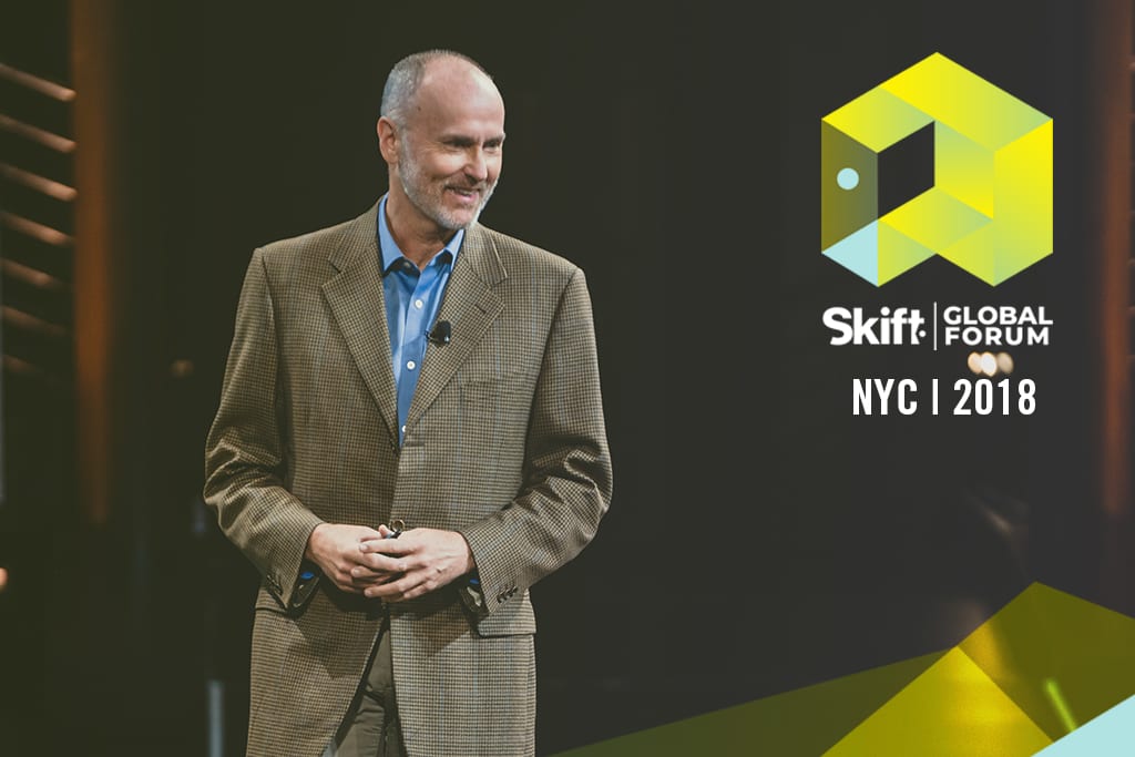 Chip Conley, Airbnb's strategic advisor for hospitality and leadership, spoke last month about the trends he sees on the horizon at Skift Global Forum.