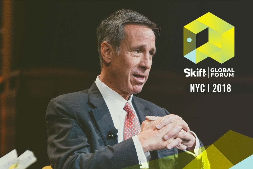 Marriott International CEO Arne Sorenson spoke at the Skift Global Forum in New York on September 28 and revealed that the company is planning to roll out a new reservations system.