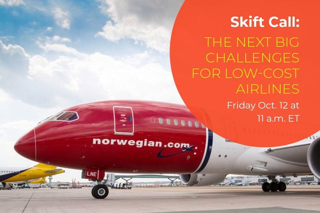 Check out our next Skift Call on Friday, October 12 at 11 a.m. EST.