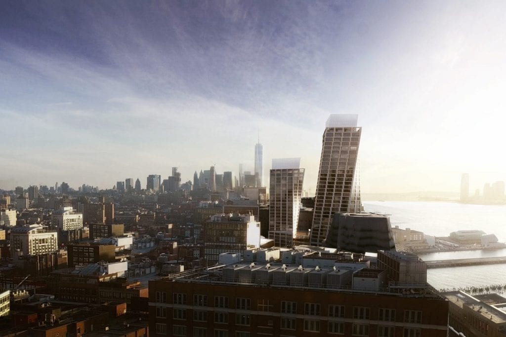 An artist’s impression of HFZ Capital Group’s The Eleventh development, set between Manhattan’s High Line and the Hudson River. It will house Six Senses New York.