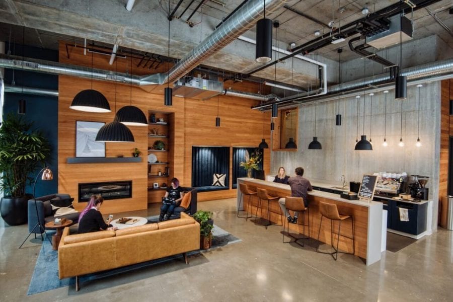 The new offices of Vacasa, a vacation rental property management company, in Portland, Oregon. Vacasa raised $64M in Oct 2018.