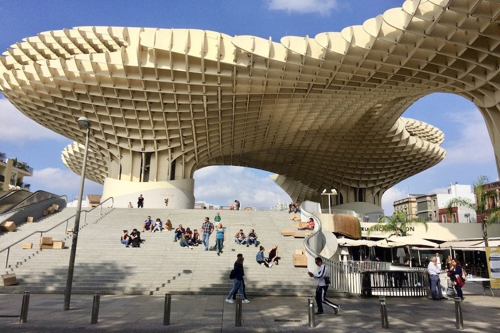 Metropol Parasol in Seville, Spain, which has quietly become a hot destination for global events and meetings.