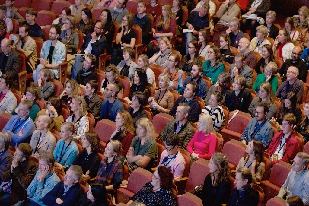 Attendees at a conference.