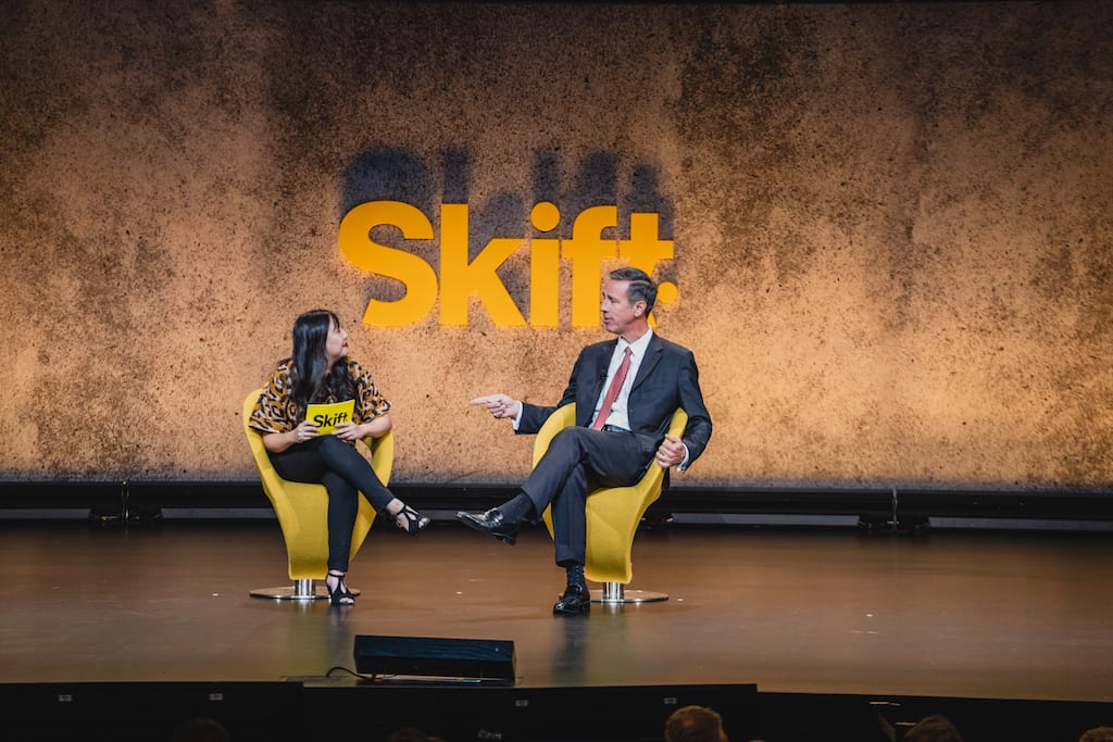 Marriott International CEO Arne Sorenson spoke at the recent Skift Global Forum in New York City in September. 