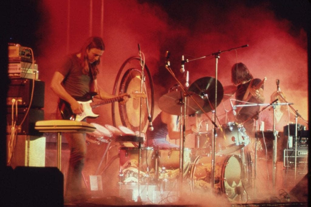 Pink Floyd on the band's 1973 U.S. tour. Tzell travel advisor Amy Keeling booked travels for the band and its crew.