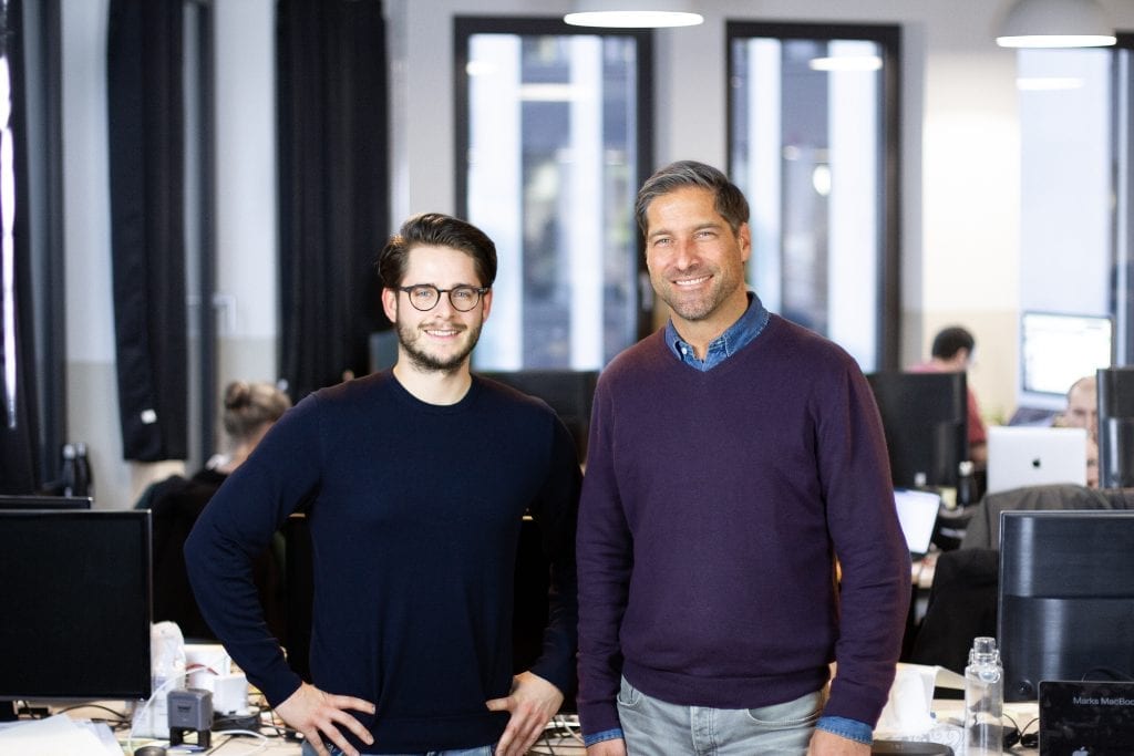 On the left is Sascha Güenther, one of the managing directors of Yilu, and on the right is Mark Meusch, co-founder and managing director of Yilu and head of digital innovation at Lufthansa Group.