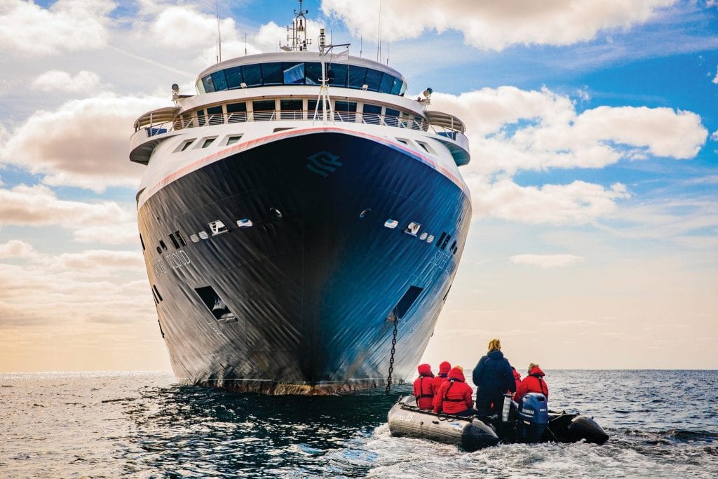 Silversea's Silver Cloud cruise ship. Expedition cruising was one of the big winners of 2018 according to one new luxury study.