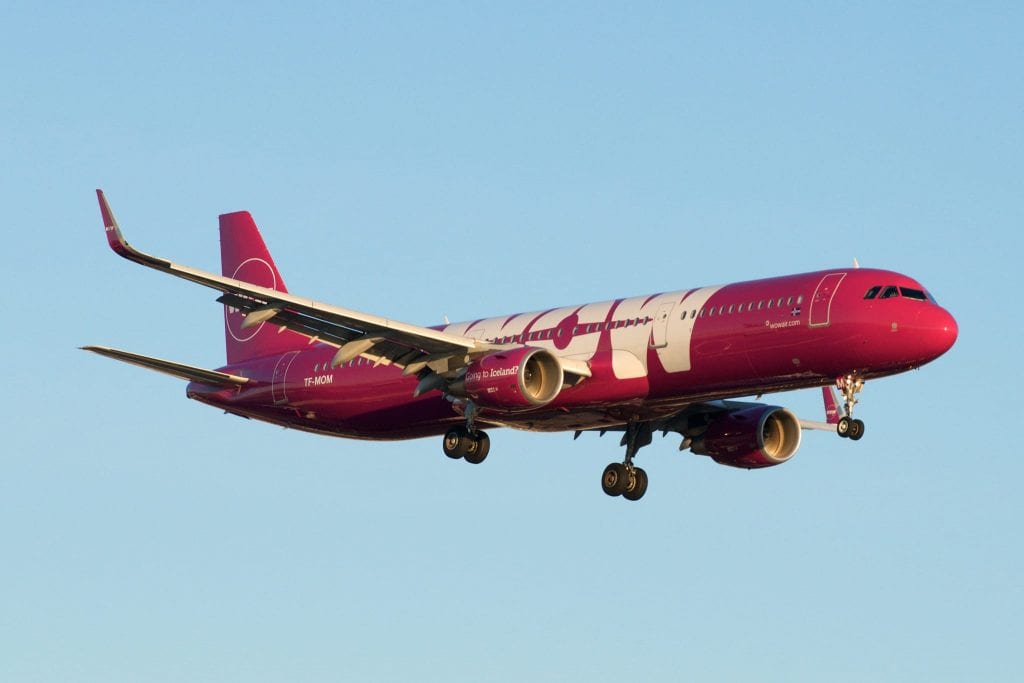 A Wow Air aircraft. Icelandair is buying its rival.