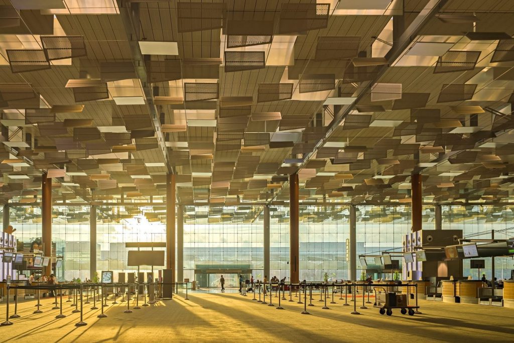 A terminal at Singapore Changi Airport is shown. Online travel agency Zuji, which operates in Singapore and Hong Kong, has failed to meet its payment obligations for airline ticket sales and has been suspended by the International Air Transport Association.
