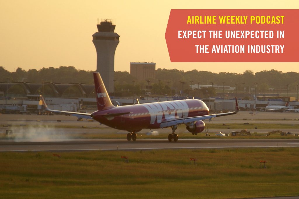 A Wow Air plane is shown at St. Louis Lambert International Airport. The plight of the low-cost carrier is featured in this podcast from Airline Weekly.
