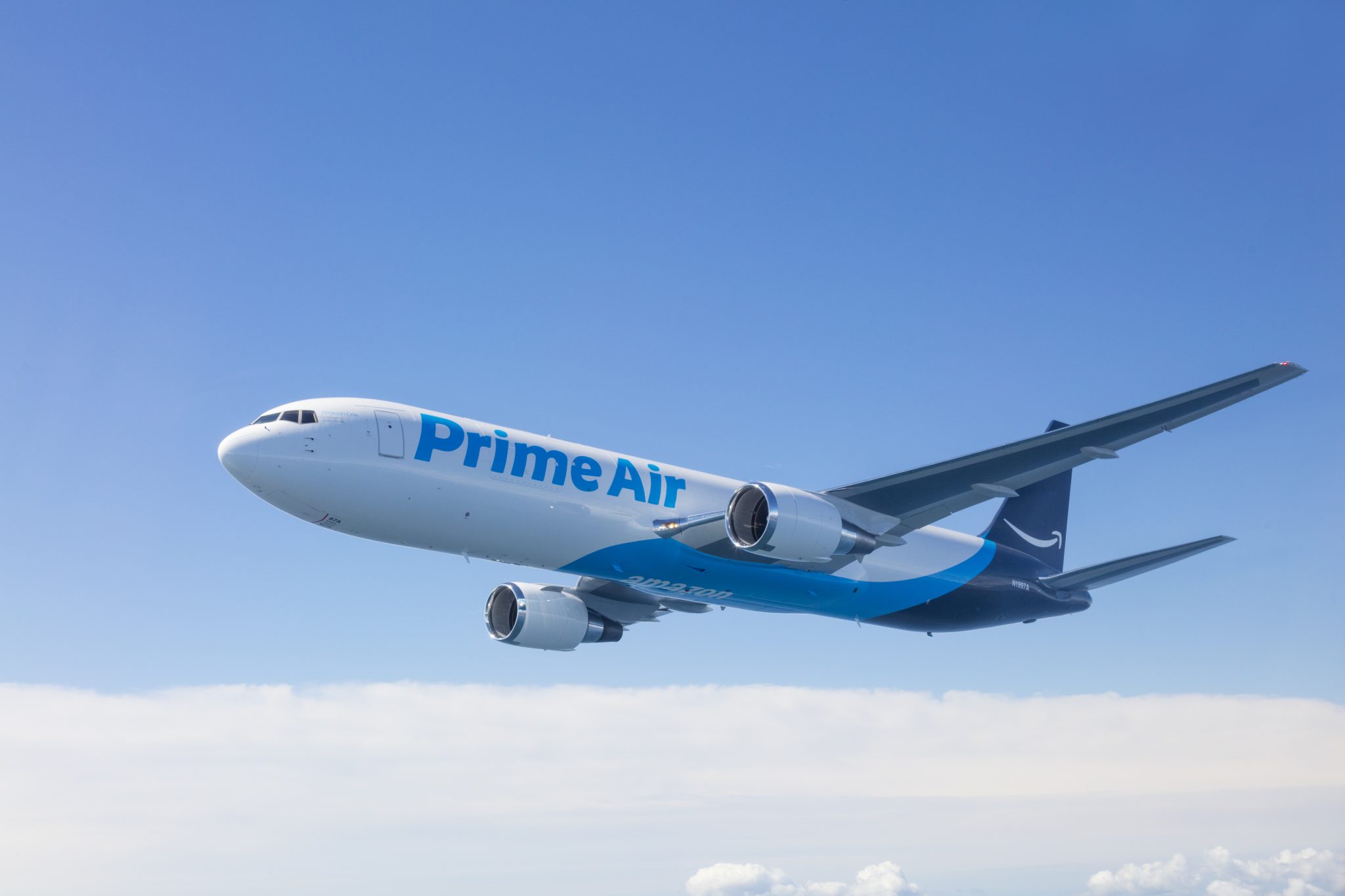 Could Amazon take flight in the travel industry? It's Prime Air cargo jet is pictured above.