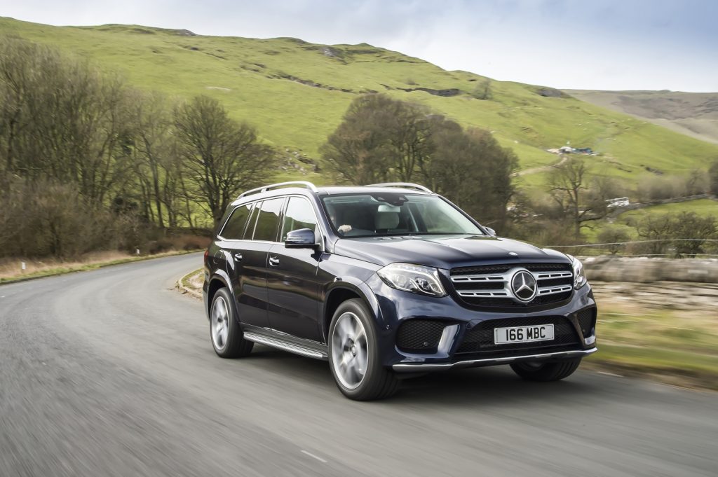 A Mercedes-Benz GLS. Hotels and car companies are collaborating. 