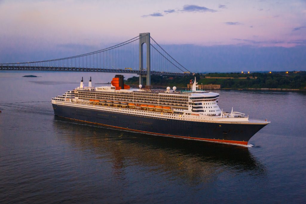 Pictured is Cunard's Queen Mary 2.