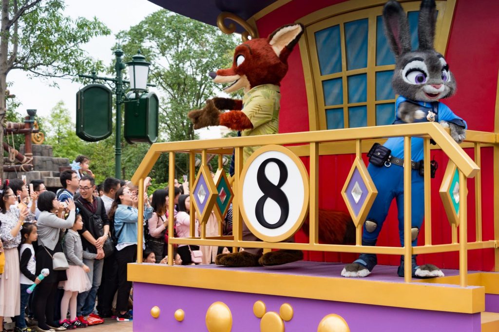 Characters from the movie Zootopia are shown at Shanghai Disneyland in this photo from 2016. Disney is adding a Zootopia-themed land at the park, the first such area at any of its global resorts.