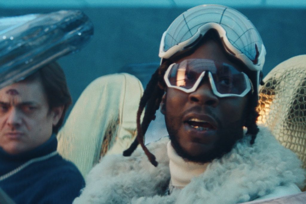 Screenshot from Expensify's promotional music video with 2 Chainz and Adam Scott. The company will air its first TV ad ever at the Super Bowl 2019. 