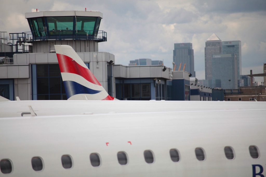 British Airways aircraft at London City airport. The airline's parent company, IAG, has distanced itself from bidding for Norwegian.