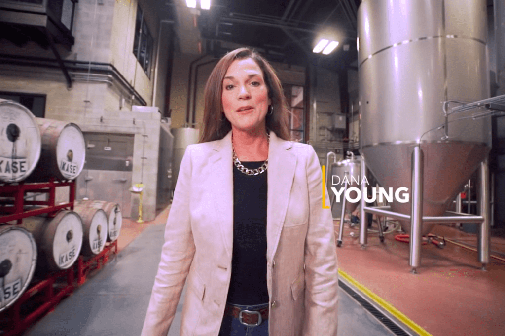 Dana Young, pictured in a still image from a 2016 campaign video. She was named the new Visit Florida president and CEO on Monday.