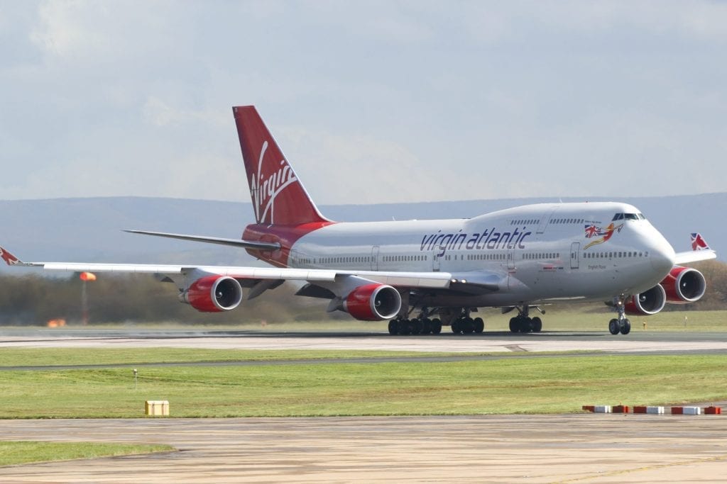 A Virgin Atlantic aircraft. The carrier is part of a consortium looking to takeover Flybe.