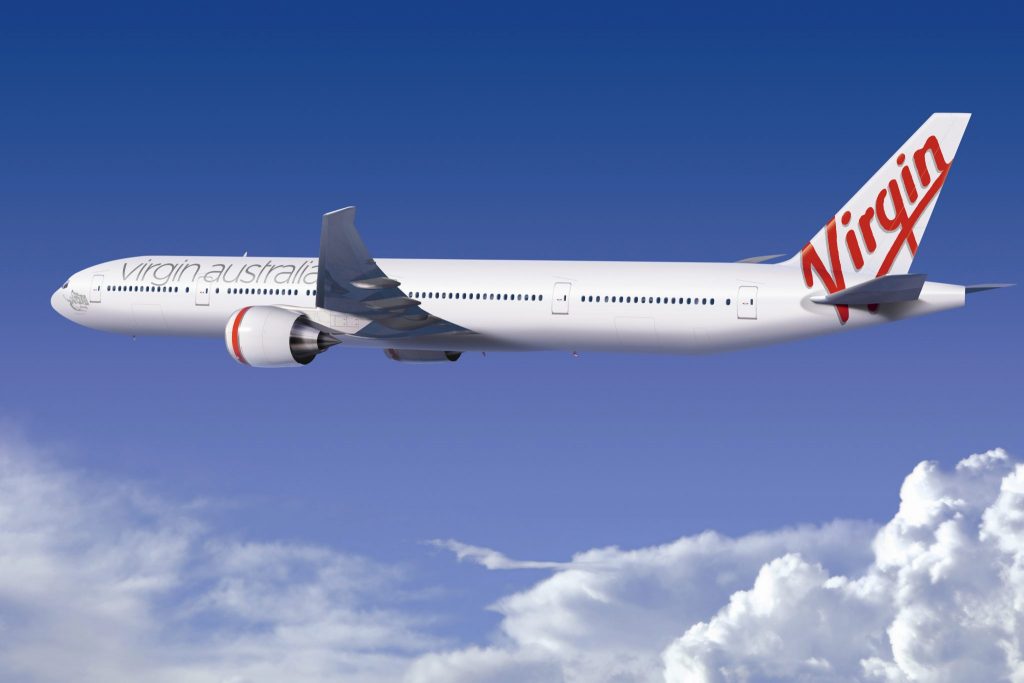 Virgin Australia Boeing 777-300ER. Photo courtesy Virgin Australia.