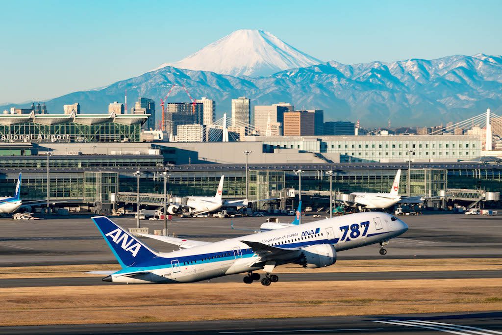 U.S. airlines want to win new rights to fly to Tokyo Haneda, pictured here in a photo from 2016.