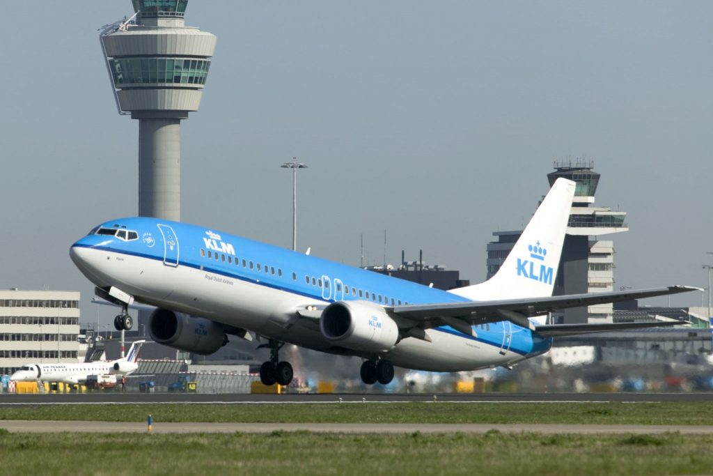 KLM CEO Pieter Elbers will stay on the job but should work more closely with executives at the group level. Pictured is a KLM Boeing 737.