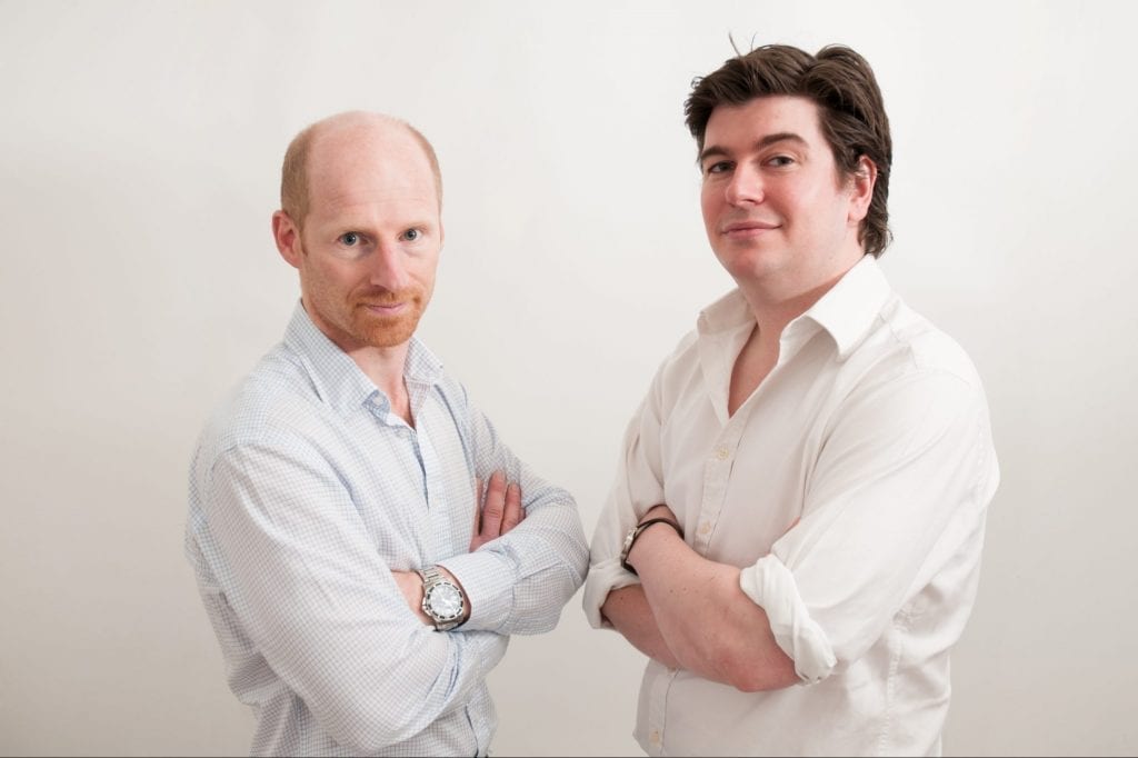 Two of Secret Escapes' co-founders Alex Saint (left) and Tom Valentine. The company is buying an Irish rival.