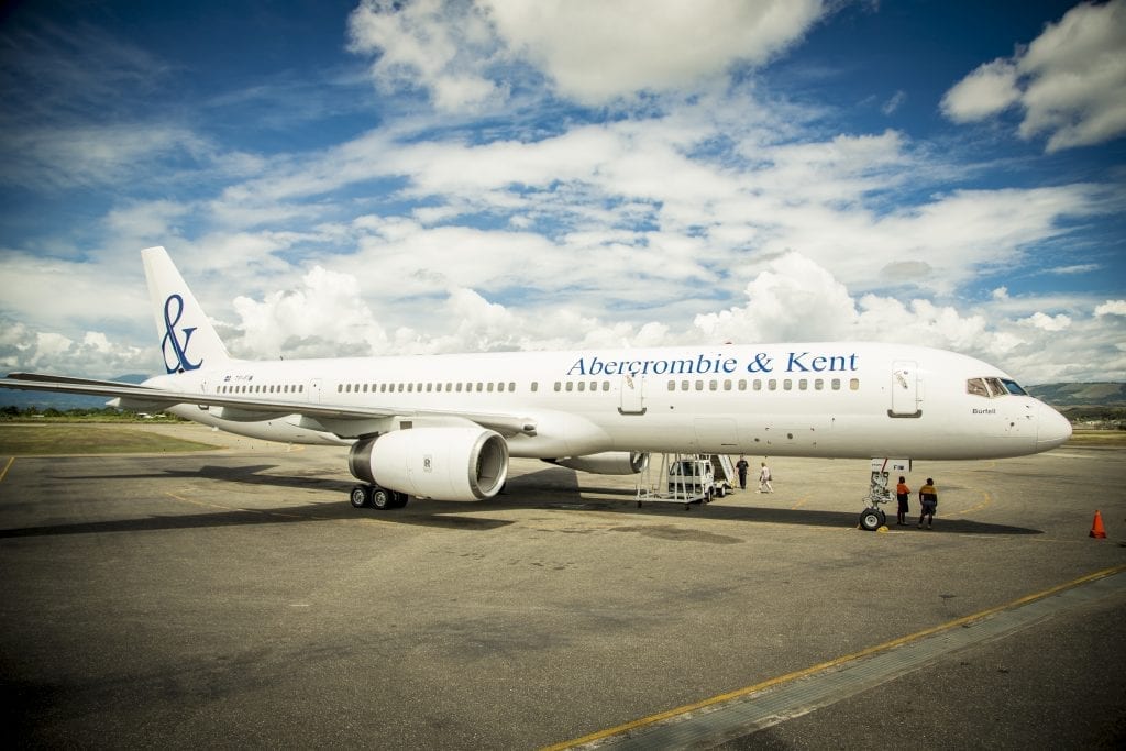 An Abercrombie and Kent branded aircraft, The company is going to have new owners.