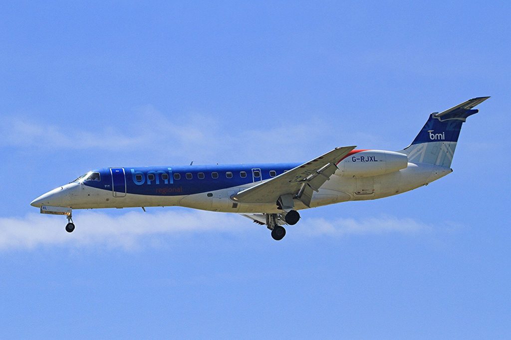 A Flybmi jet. The carrier has stopped flying.