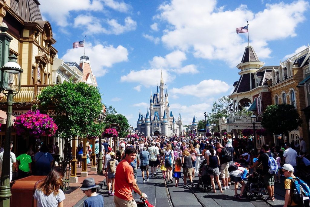 A file photo of Walt Disney World's Magic Kingdom. The company began a second layoff round, which was announced in February.