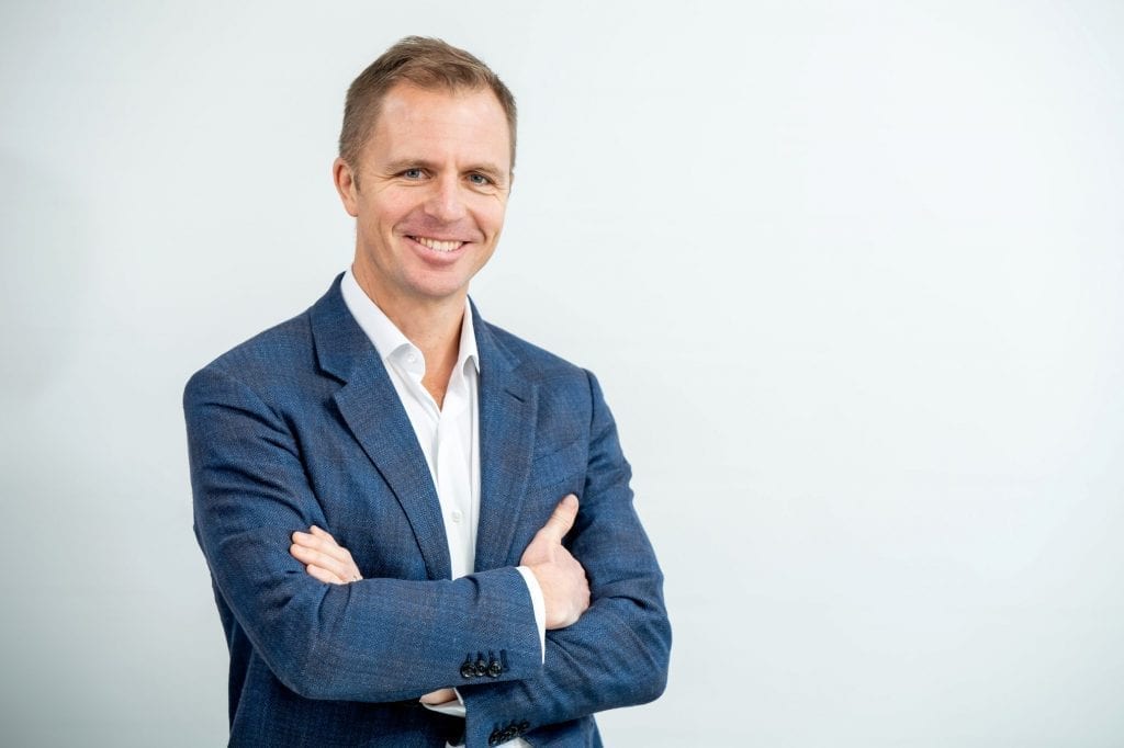 Awaze CEO Henrik Kjellberg. The company has changed its name.