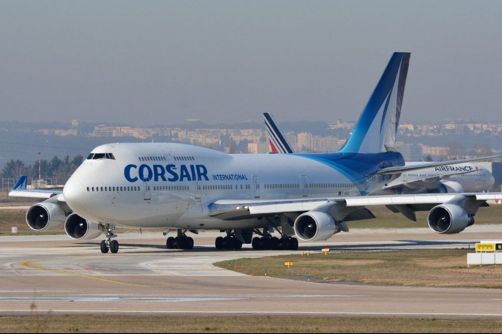 A Corsair 747. TUI Group has sold a majority stake in the airline.