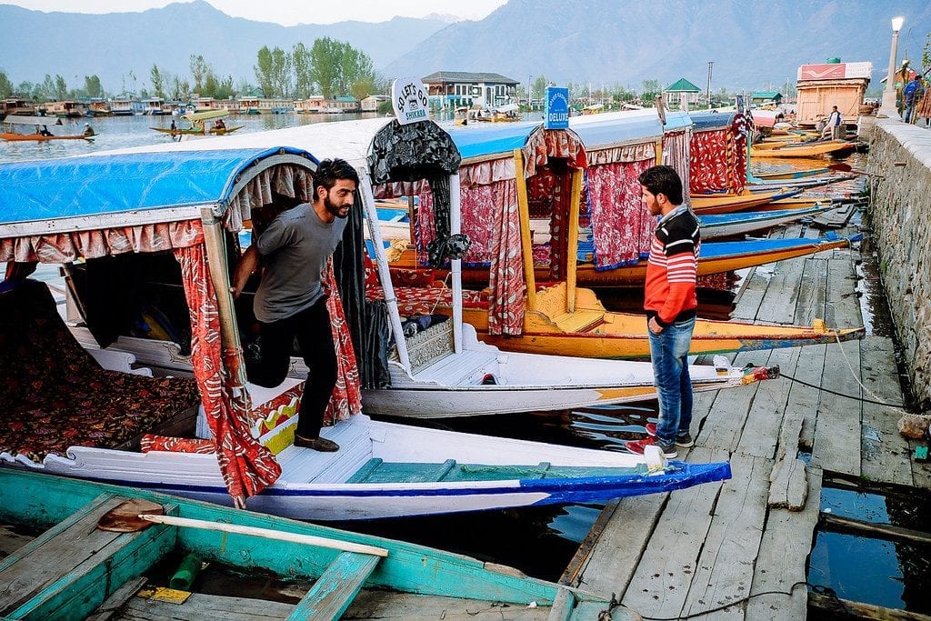 Dal Lake in Srinagar is shown in this photo from April 2017. Violence between India and Pakistan raises new questions about tourism's role in conflict zones. 