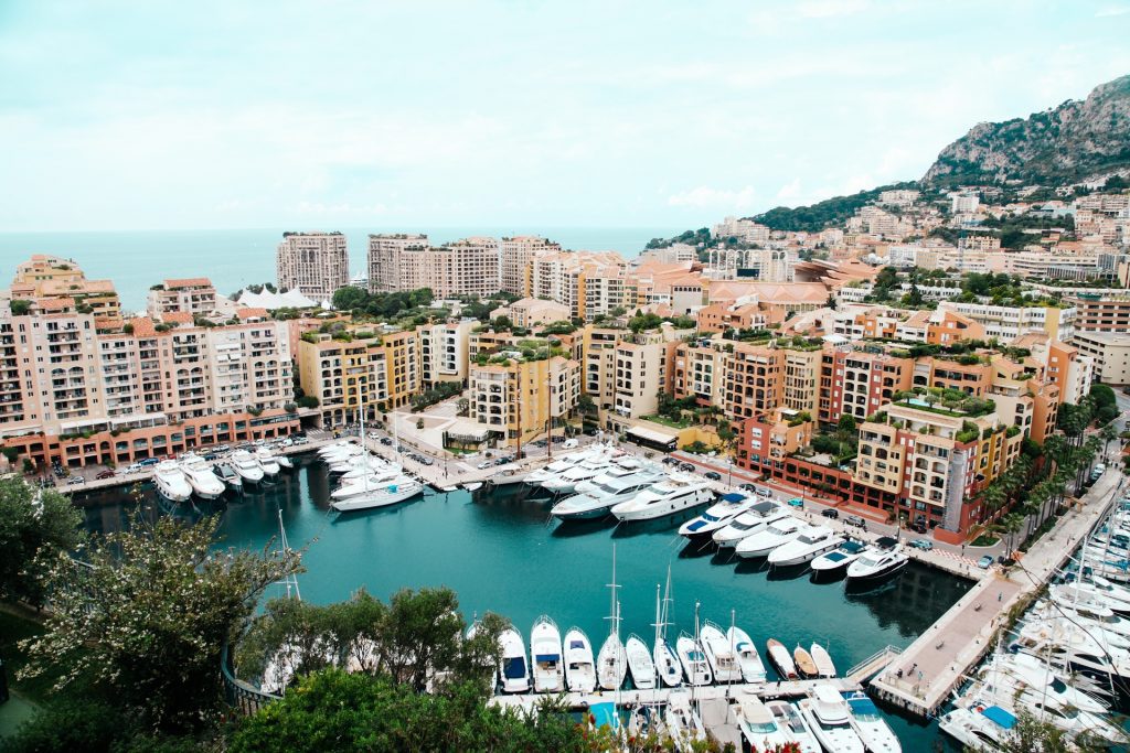 The port of Monaco. The principality is synonymous with luxury.