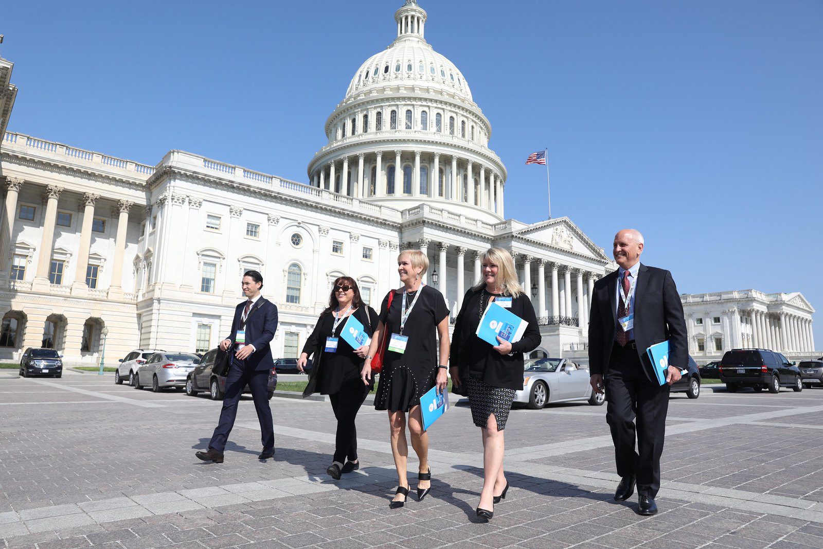 Travel advisors went to Capitol Hill on May 8, 2018, to lobby congressional representatives.