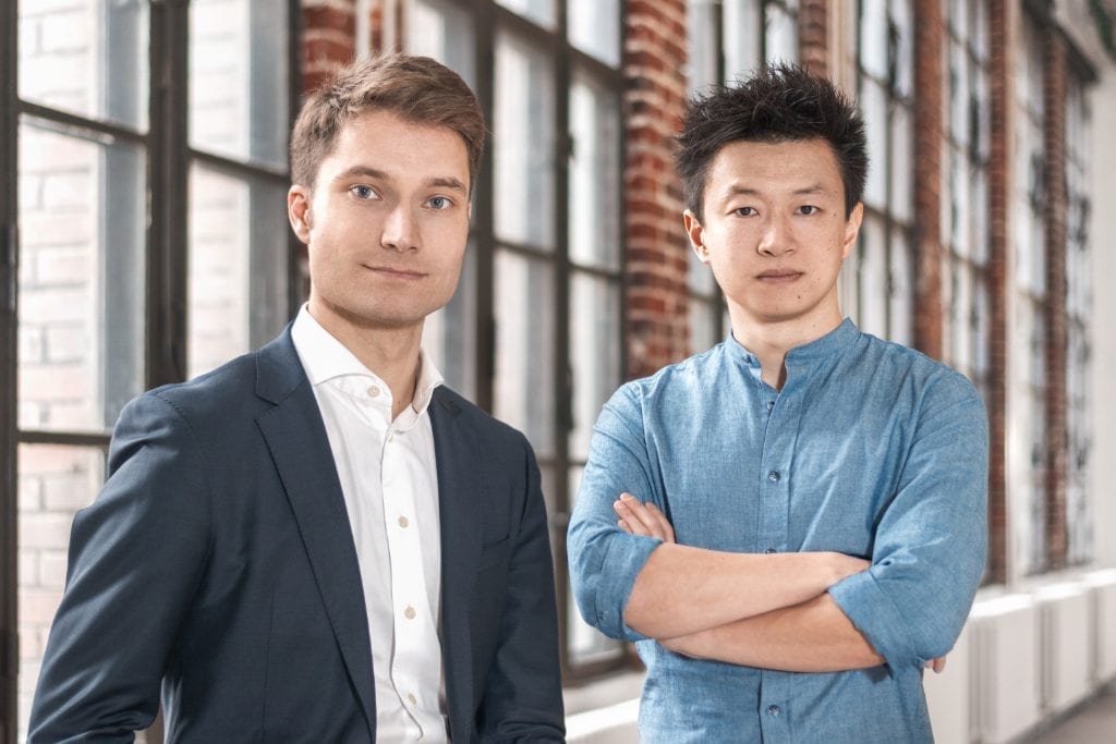 GetYourGuide cofounders CEO Johannes Reck (left) and CTO Tao Tao at the company's Berlin headquarters.