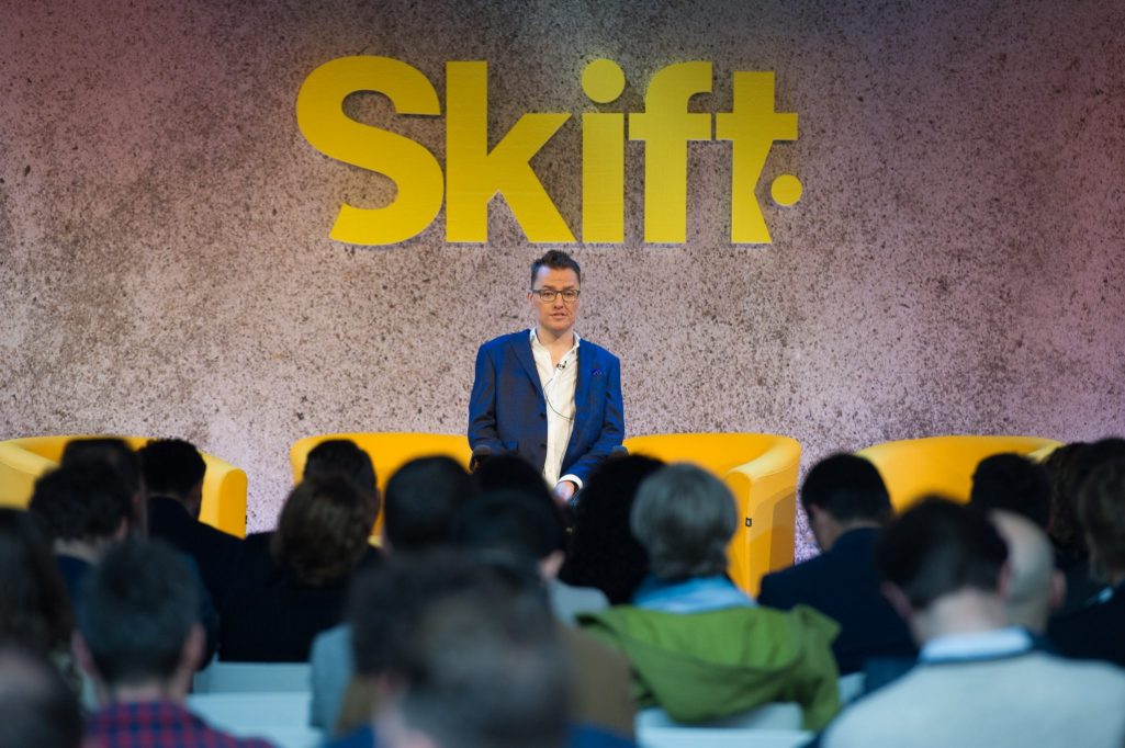 Mobility Mojo CEO Stephen Cluskey spoke about hospitality and accessibility at Skift Forum Europe in London on April 30, 2019.