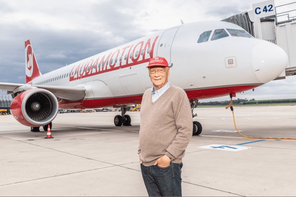 Niki Lauda. The former Formula One driver started three different airlines.